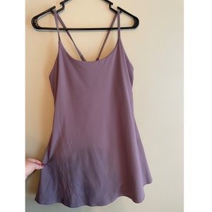 Halara active skort dress, purple, size XL
